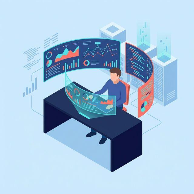 Isometric Tech Illustration 4